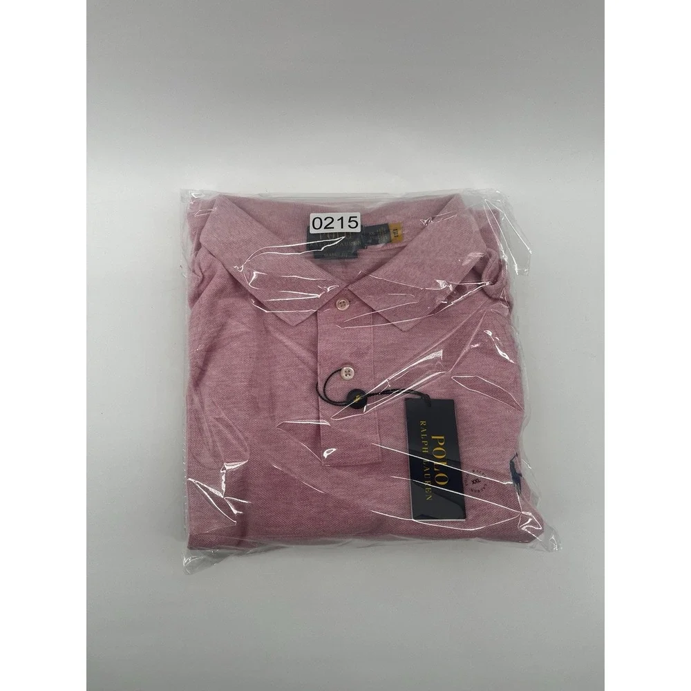 Polo Ralph Lauren Polo Mens XXL Polo Shirt Short Sleeve Pink 100% Cotton‎